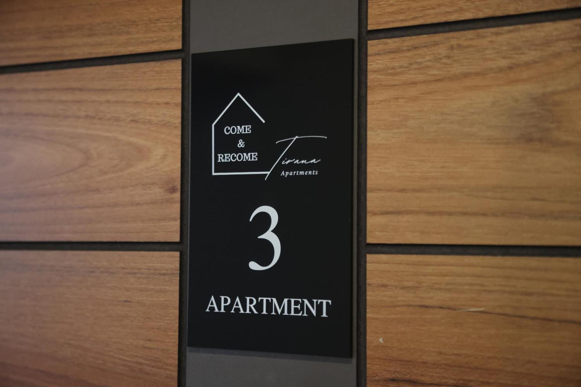 Come&Recome Tirana Apartments Exterior foto